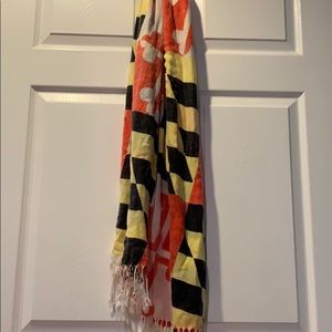 Maryland flag scarf